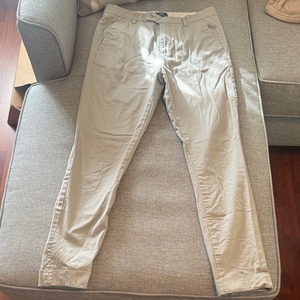 H&M Men's Beige Chinos